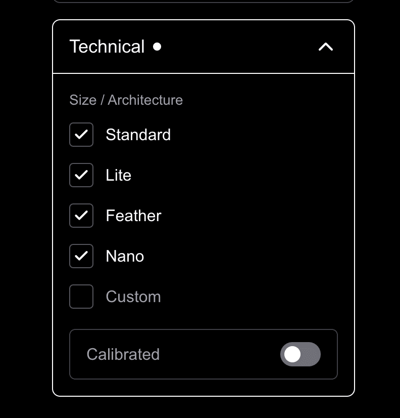 TONE3000 NAM types GUI
