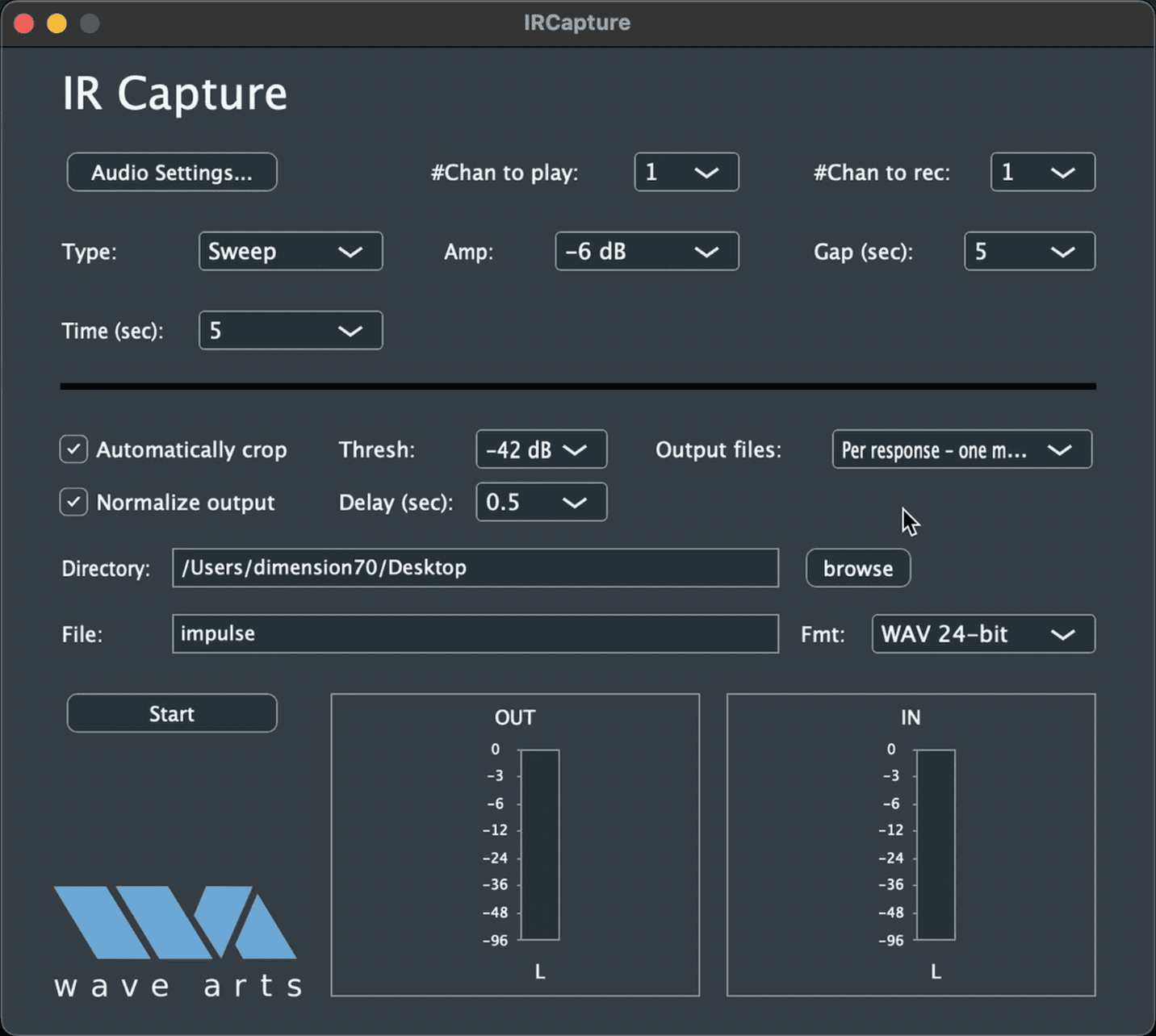 Wave Arts Settings