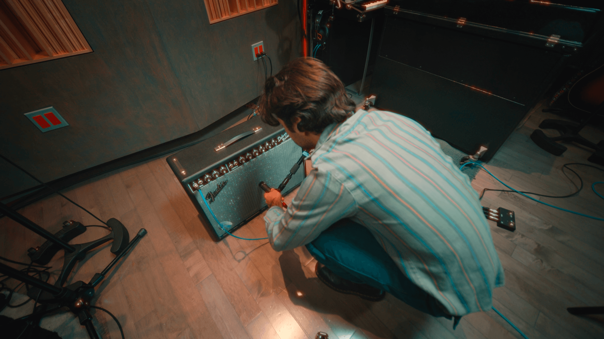 fender amp recording
