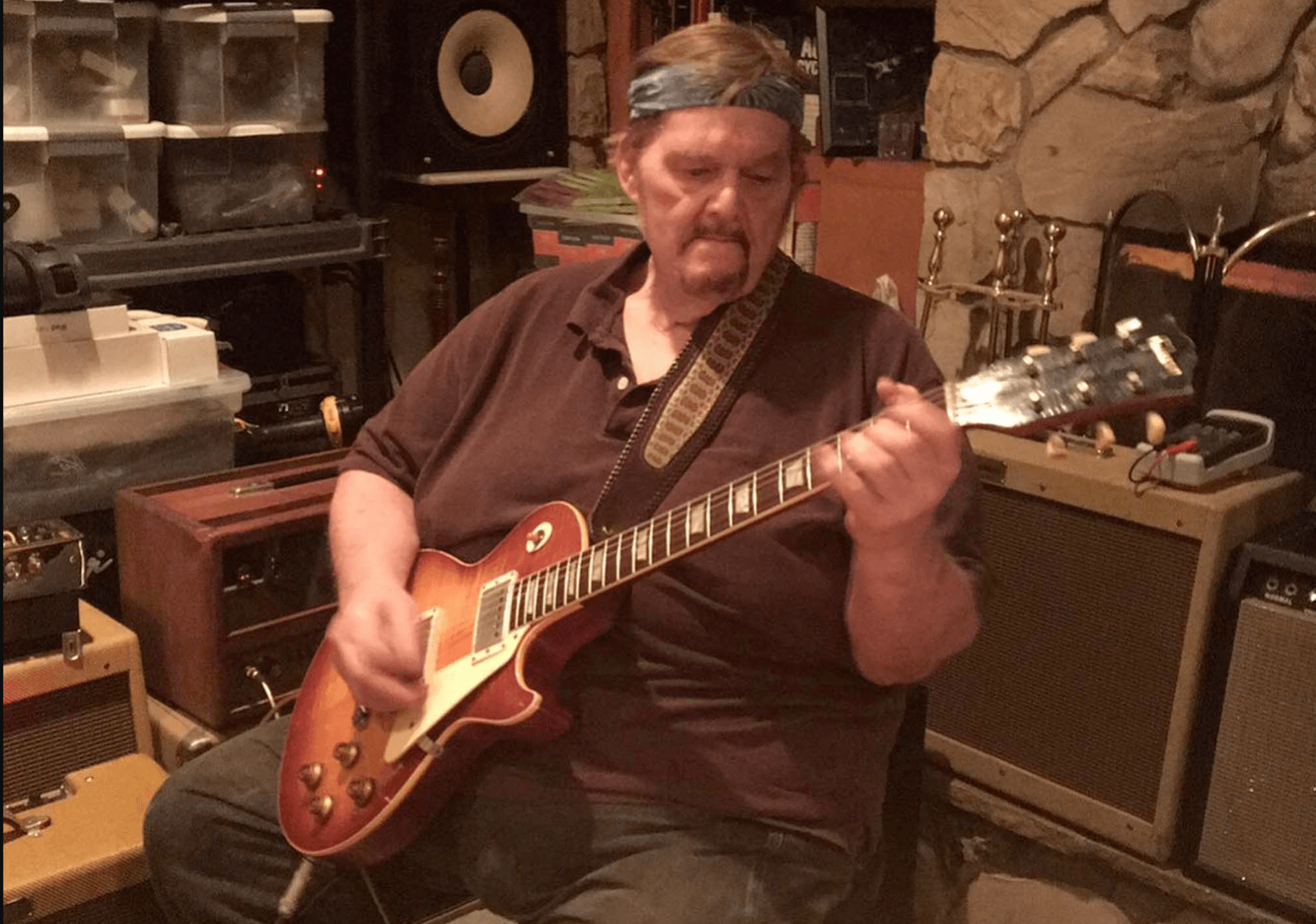 Alexander Dumble in his studio