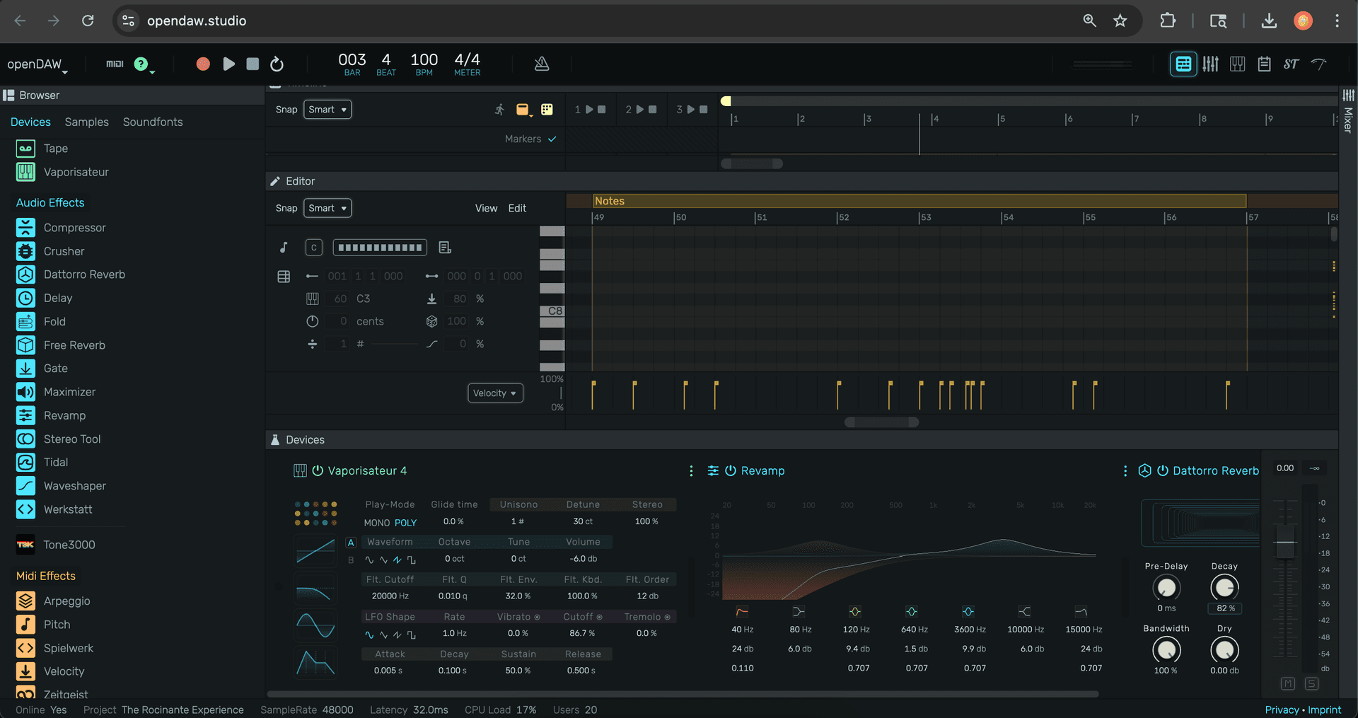 opendaw interface