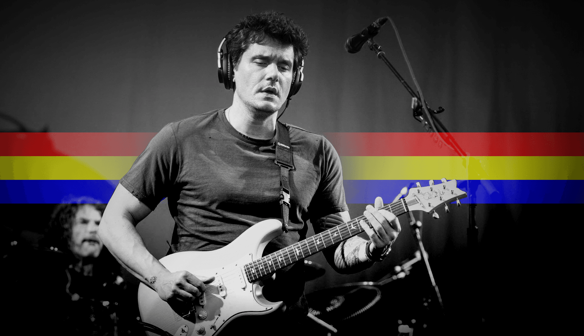 john mayer performing live on stage