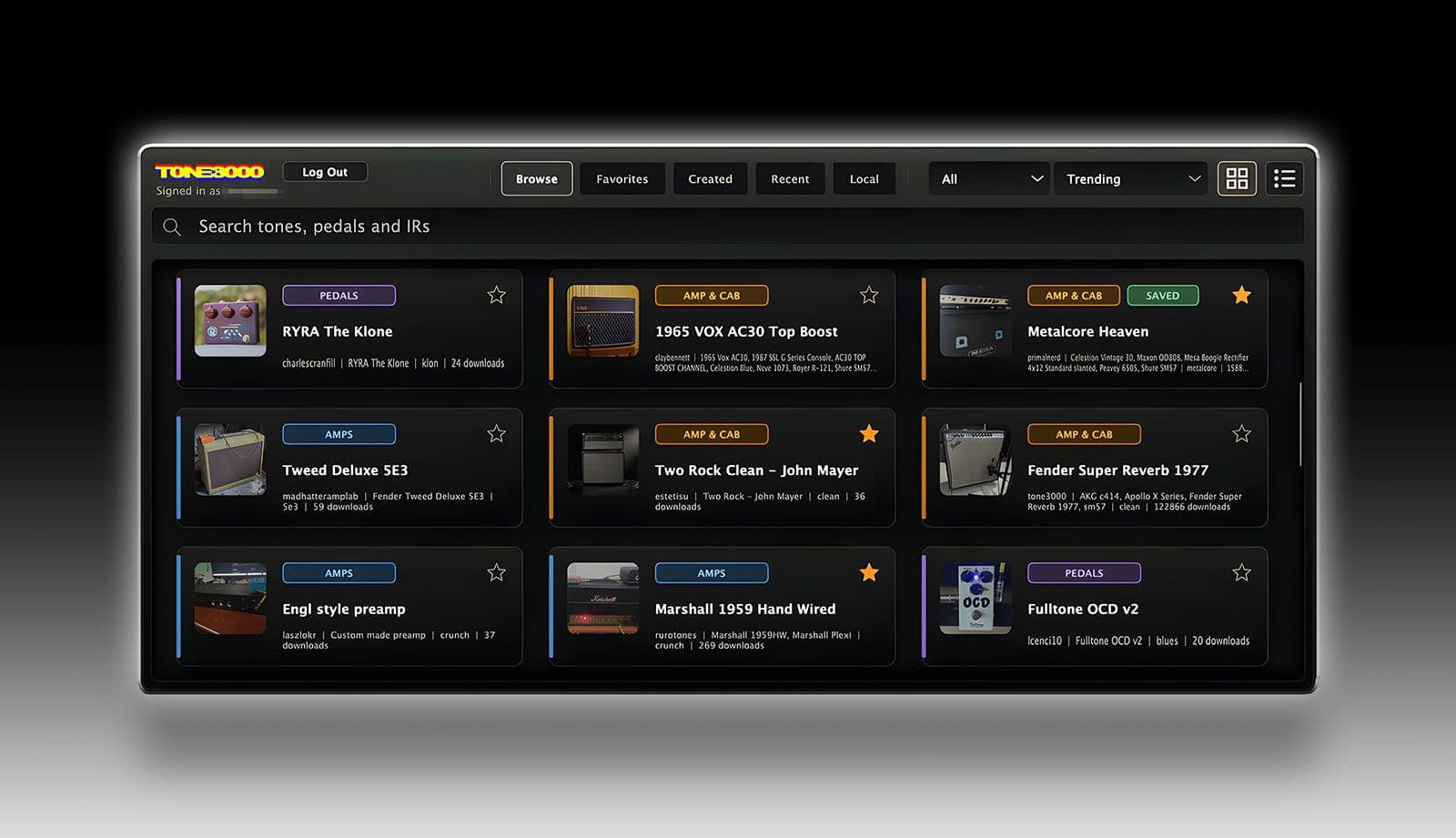 nam rig interface