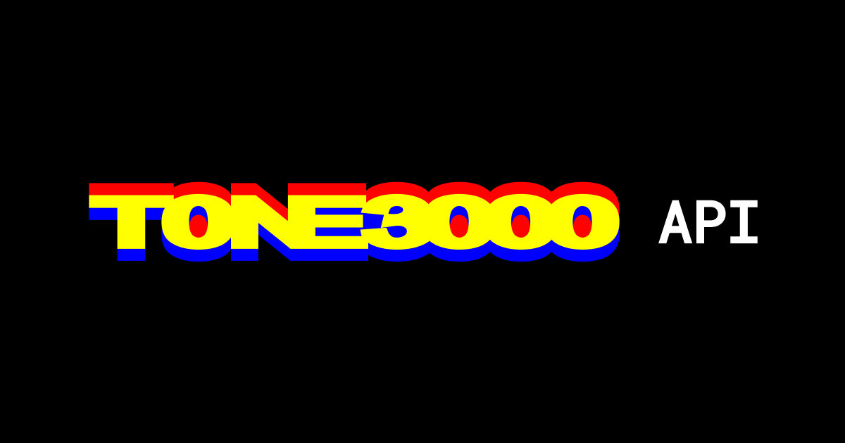 TONE3000 API · TONE3000